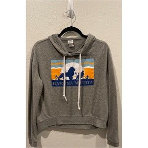 DISNEY Grey The Lion King Hakuna Matata Hooded Sweater